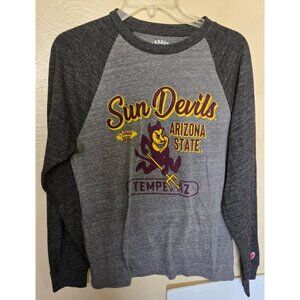 League 91 Arizona State University Sun Devils Long Sleeved Baseball Shirt Size M